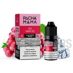 Líquido sales nicotina Red Grape Ice 10 ml Pachamama Bar Salts con sabor a fresas con efecto frío