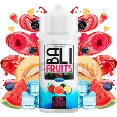 Líquido vaper sin nicotina Watermelon Melon Berries Ice 100 ml Bali Fruits con sabor frutal fresco