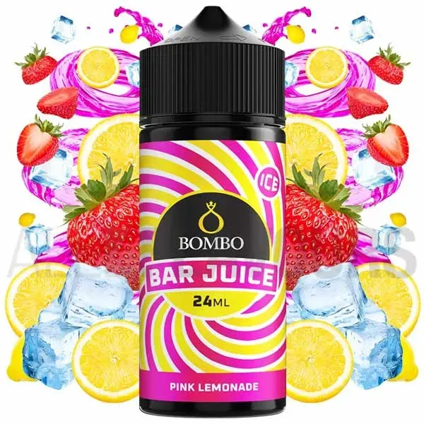 Aroma vapeo Pink Lemonade Ice 24 ml Bar Juice Bombo con sabor a limonada con fresas y efecto frío