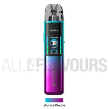 Vaper recargable Argus G2 Pod Kit Voopoo color azul y purpura