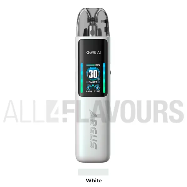Vaper recargable Argus G2 Pod Kit Voopoo color blanco