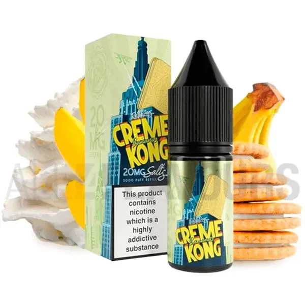 Líquido sales de nicotina Banana 10 ml Creme Kong Salts Líquido sales de nicotina Banana 10 ml Creme Kong Salts