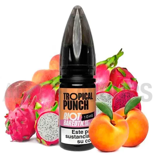 Líquido sales de nicotina Tropical Punch 10 ml Riot Squad Bar EDTN Salt con sabor frutal Líquido sales de nicotina Tropical Punch 10 ml Riot Squad Bar EDTN Salt con sabor frutal