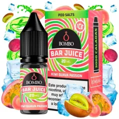 Sales nicotina Kiwi Passion Guava 10 ml Bar Juice Bombo sabor a frutas tropicales heladas