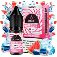 Sales nicotina Watermelon Energy Ice 10 ml Bar Juice Bombo sabor a bebida energética de sandía