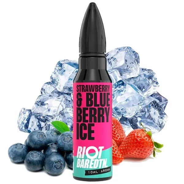 Aroma Aroma Strawberry Blueberry 10 ml Riot Squad EDTN con sabor a frambuesas y arándanos
