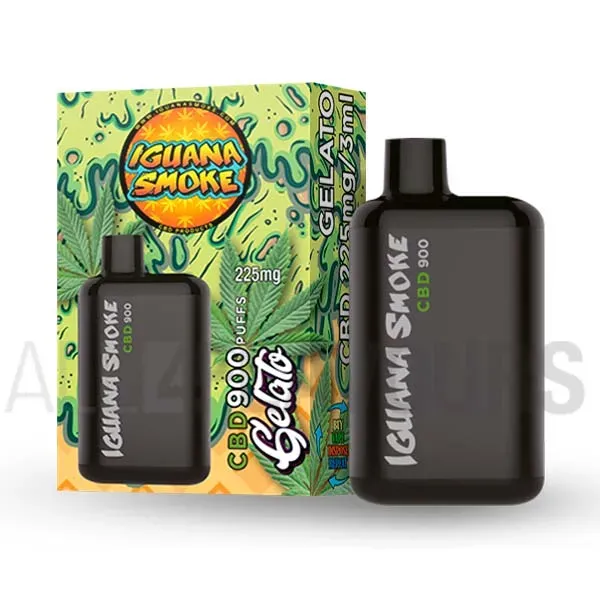 Pod desechable CBD Gelato Iguana Smokes con sabor dulce delicioso que te va a dejar con ganas de mas Pod desechable CBD Gelato Iguana Smokes con sabor dulce delicioso que te va a dejar con ganas de mas
