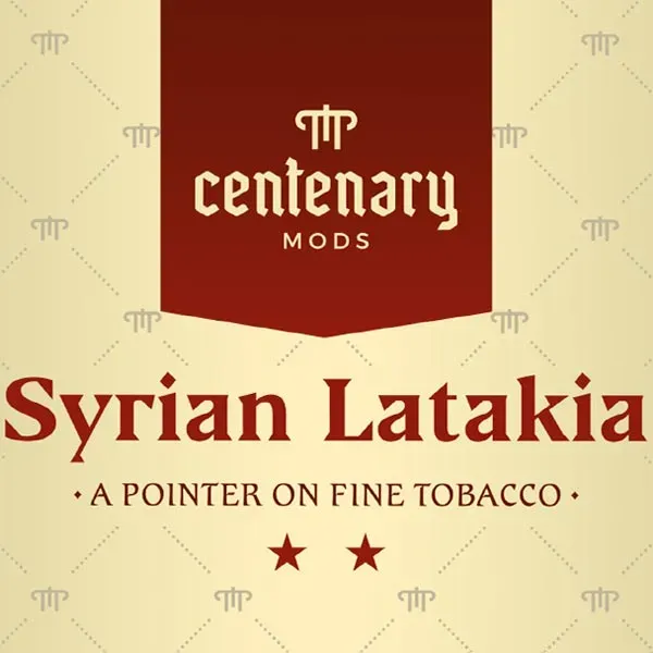 Extracto orgánico de tabaco Syrian Latakia 12 ml Centenary Mods