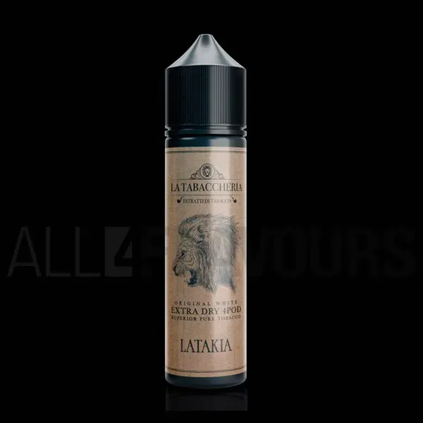 Extracto orgánico tabaco sin nicotina latakia 20 ml extradry para pod La Tabaccheria