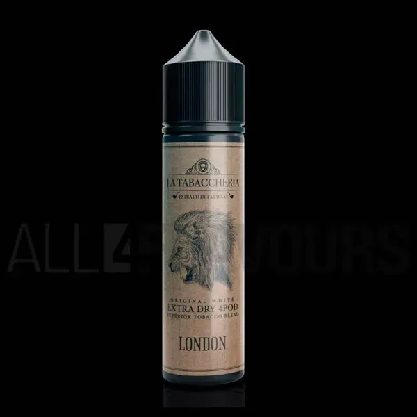 Extracto orgánico tabaco sin nicotina london 20 ml extradry para pod La Tabaccheria Extracto orgánico tabaco sin nicotina london 20 ml extradry para pod La Tabaccheria