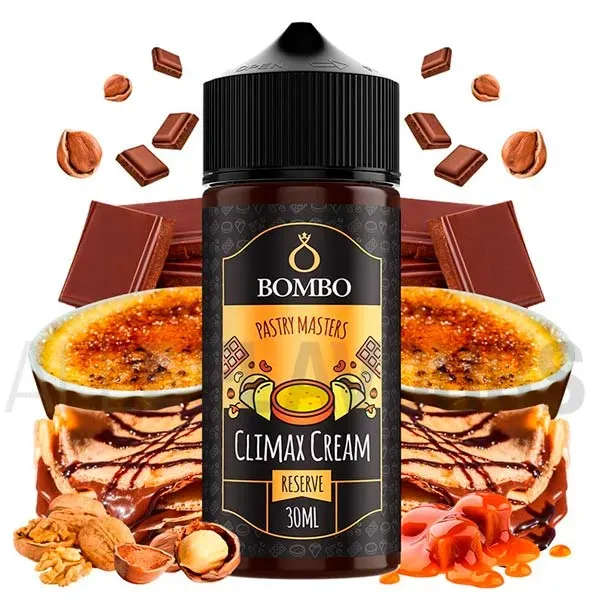 Aroma Climax Cream 30 ml Bombo sabor dulce con chocolate y crema catalana.