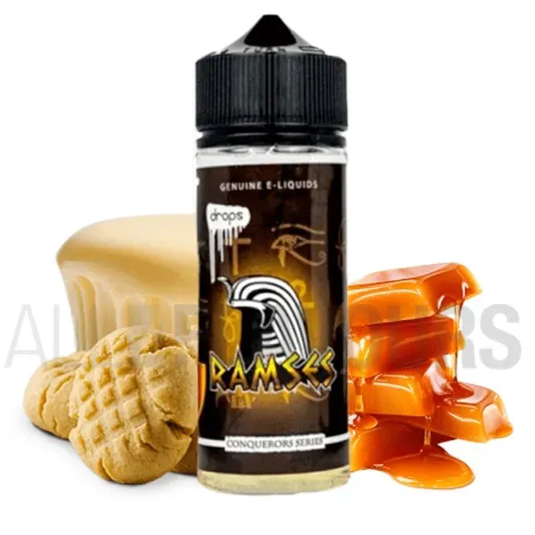 Aroma Ramses 16 ml Drops con sabor a galleta con mantequilla y caramelo