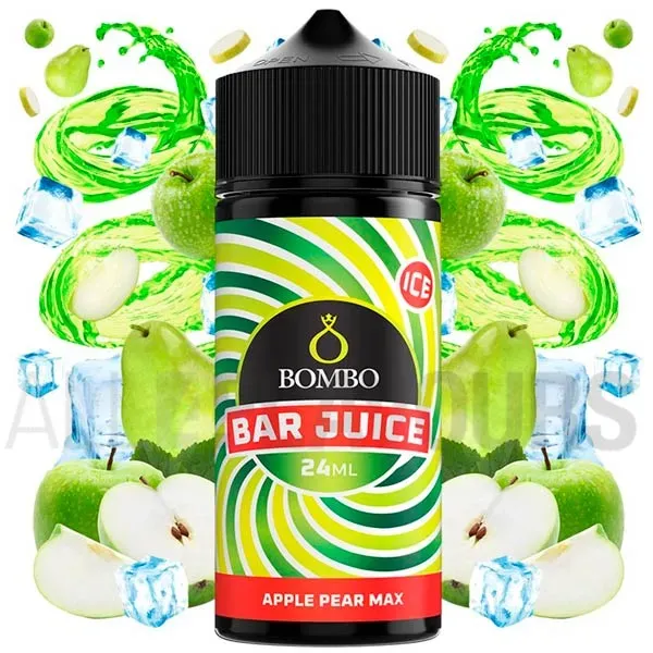 Aroma Apple Pear Max 24 ml Bar Juice Bombo sabor frutal mentolado