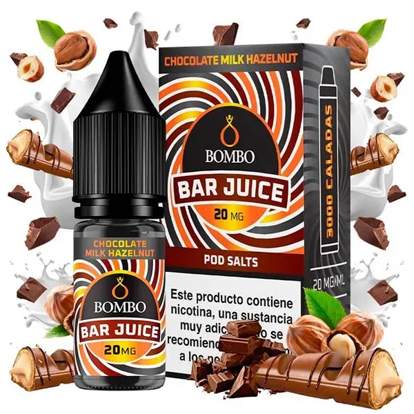 Sales de nicotina Chocolate Milk Hazelnut 10 ml Bombo Bar Juice Sales de nicotina Chocolate Milk Hazelnut 10 ml Bombo Bar Juice