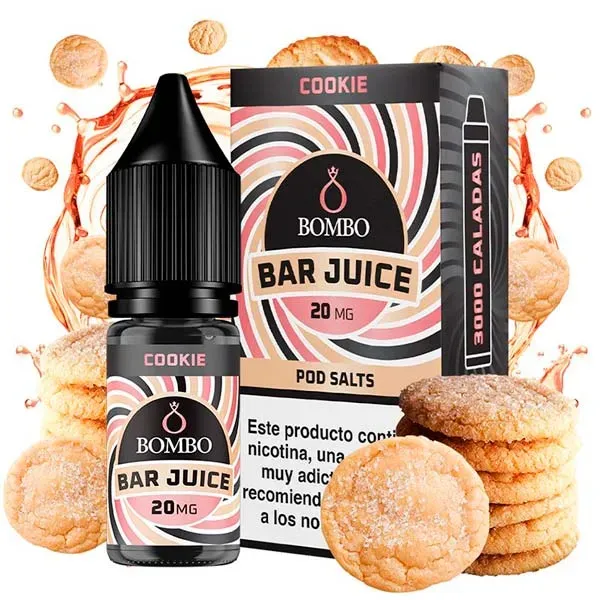 Sales de nicotina sabor a galleta crujiete Cookie 10 ml Bombo Bar Juice Sales de nicotina sabor a galleta crujiete Cookie 10 ml Bombo Bar Juice