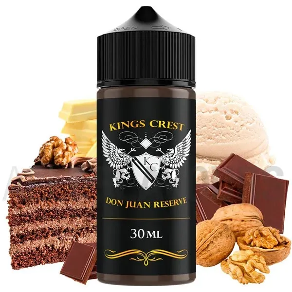 Aroma Don Juan Reserve 30 ml Kings Crest con sabor a tarta dulce