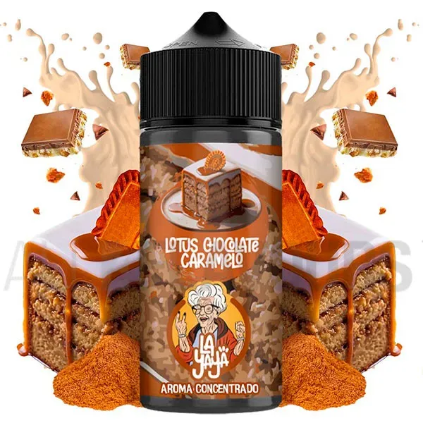 Aroma Lotus Chocolate Caramelo 30 ml La Yaya sabor a galleta dulce