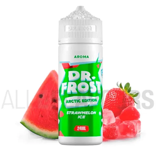 Aroma Strawmelon Ice 24 ml Dr Frost sabor a sandía con fresas heladas