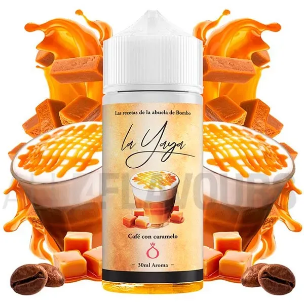 Aroma Café con Caramelo 30 ml Bombo sabor a café dulce Aroma Café con Caramelo 30 ml Bombo sabor a café dulce