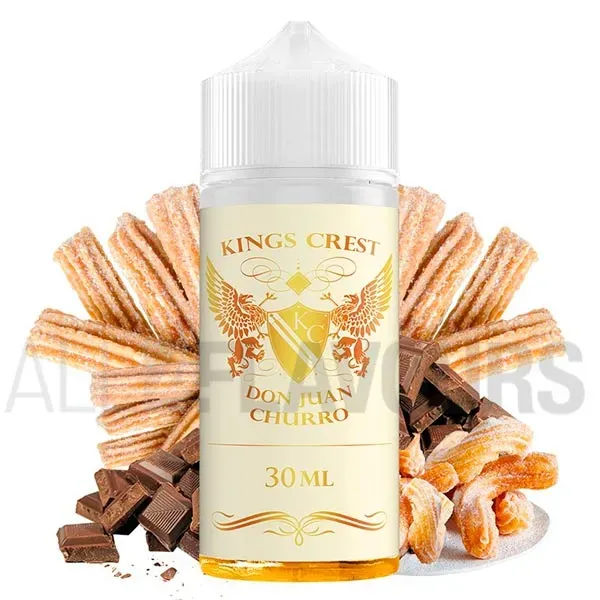 Aroma Don Juan Churro 30 ml Kings Crest sabor churro con chocolate