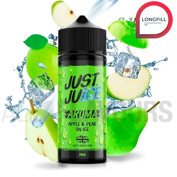 Aroma Apple Pear ice 24 ml Just Juice sabor a pera y manzana helada
