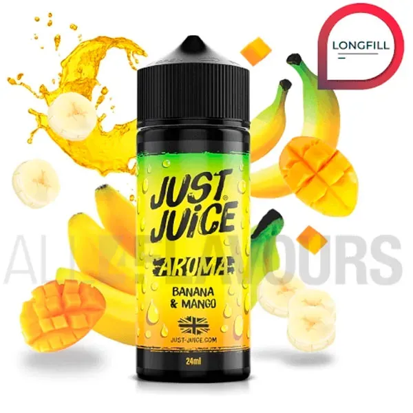 Aroma Banana Mango 24 ml Just Juice sabor a mango y plátano Aroma Banana Mango 24 ml Just Juice sabor a mango y plátano