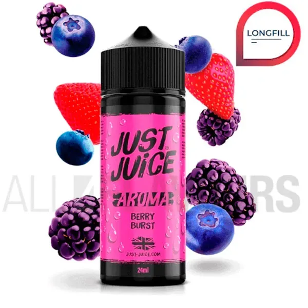 Aroma Berry Burst 24 ml Just Juice sabor a frutos rojos