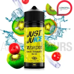 Aroma Kiwi Cramberry Ice 24 ml Just Juice sabor a kiwi con arándanos y frescor