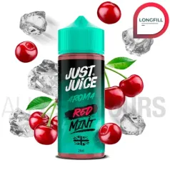 Aroma Mint Range Red 24 ml Just Juice menta y cerezas frescas