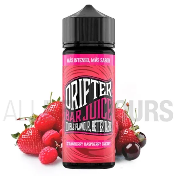 Aroma Strawberry Raspberry Cherry 24 ml Drifter Bar con una mezcla de frutos rojos