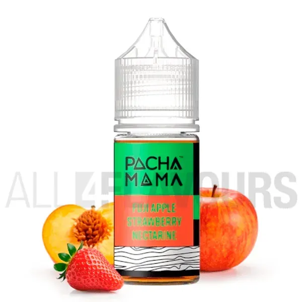mezcla tu alquimia para vapear con el aroma frutal Fuji Apple Strawberry Nectarine 30 ml Pachamama