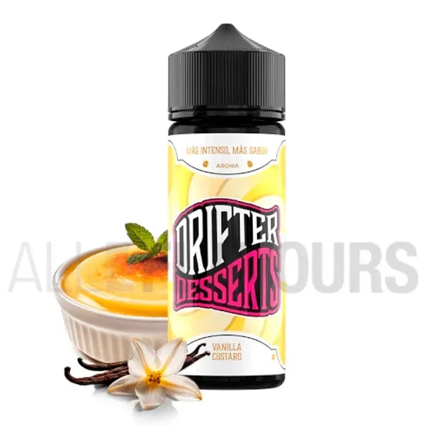 Aroma Vanilla Custard 24 ml Drifter sabor a cremosas natillas