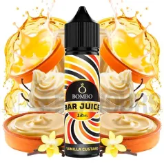 Aroma longfill Vanilla Custard 12 ml Bombo Bar Juice con sabor a crema de vainilla.