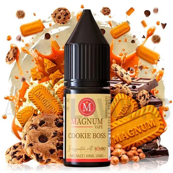 Sales de nicotina Cookie Boss 10 ml Magnum vape con sabor a galleta Sales de nicotina Cookie Boss 10 ml Magnum vape con sabor a galleta