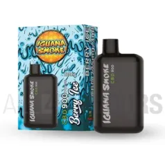 Pod desechable CBD Berry Ice Iguana Smokes con sabor a frutos del bosque con un toque helado