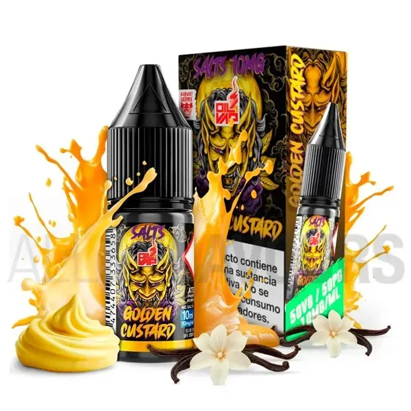 Golden Custard 10 ml Kabuki Salts crema de vainilla