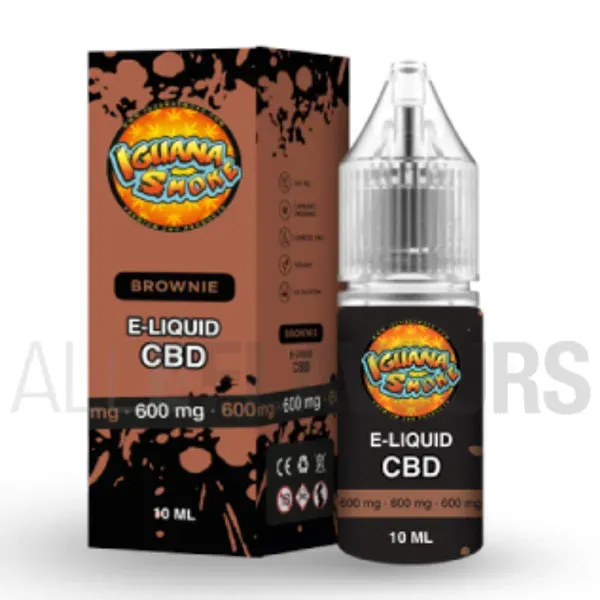 Liquido CBD Brownie 10 ml Iguana Smoke con un toque dulce