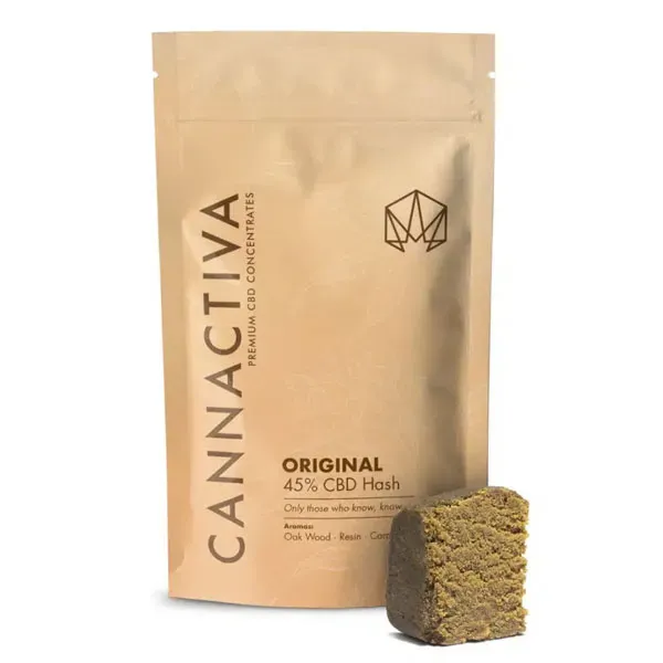 Hash Original 45% CBD Cannactiva embalaje