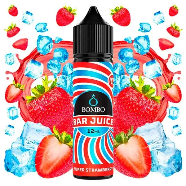 Aroma Super strawberry 12 ml Bar Juice Bombo sabor a fresa fresca