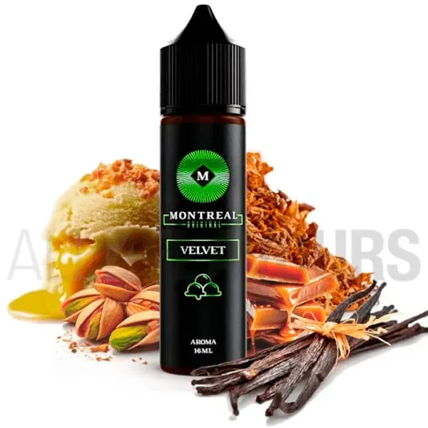 Aroma Velvet 12 ml Montreal Original sabor tabaco dulce