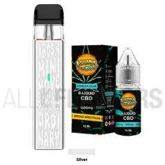 Pack Vaper + Líquidos CBD Broad Spectrum gris