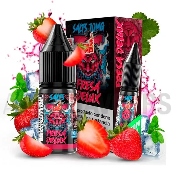 Sales de nicotina Fresa Deluxe 10 ml Kabuki Series Oil4vap con sabor a fresas frescas