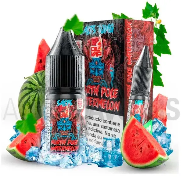 Sales de nicotina North Pole Watermelon 10 ml Kabuki Series Oil4vap sabor a sandía frescos Sales de nicotina North Pole Watermelon 10 ml Kabuki Series Oil4vap sabor a sandía frescos