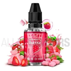 aroma vapeo sin nicotina con sabor a fresas Strawberry bubble 30 ml Oil4vap
