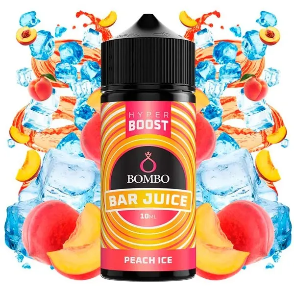 Aroma Peach Ice 10 ml Bombo Bar Juice Hyper Boost sabor a melocotón