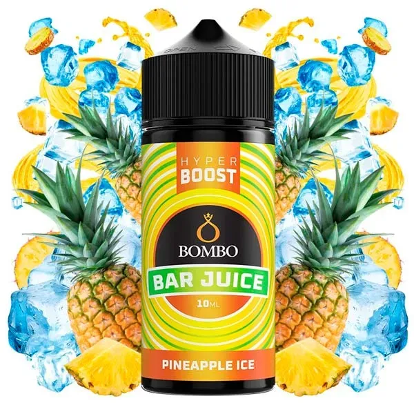 Aroma Pineapple Ice 10 ml Bombo Bar Juice Hyper Boost sabor a piña helada