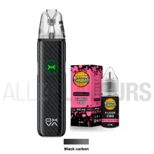 Pack Vaper Oxva + Líquido CBD Isolate 600 MG carbon fiber