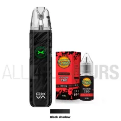 Pack Vaper Oxva + Líquido CBD Isolate 600 MG Black shadow