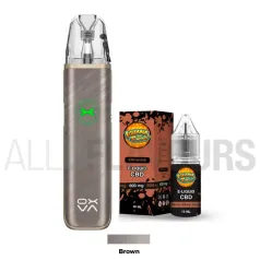 Pack Vaper Oxva + Líquido CBD Isolate 600 MG Brown