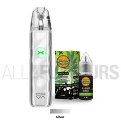 Pack Vaper Oxva + Líquido CBD Isolate 600 MG Silver